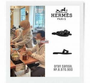 Sandal Hermes Lesti Kejora