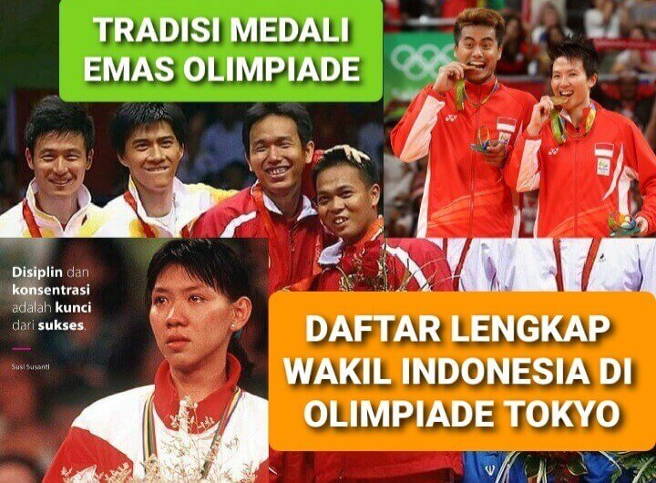 Wakil Indonesia di Olimpiade Tokyo