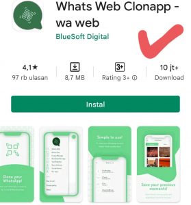 Aplikasi Sadap WA Whats Web Clonapp