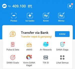 contoh e wallet DANA
